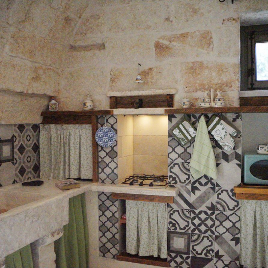 Küche Villa mit Pool Apulien