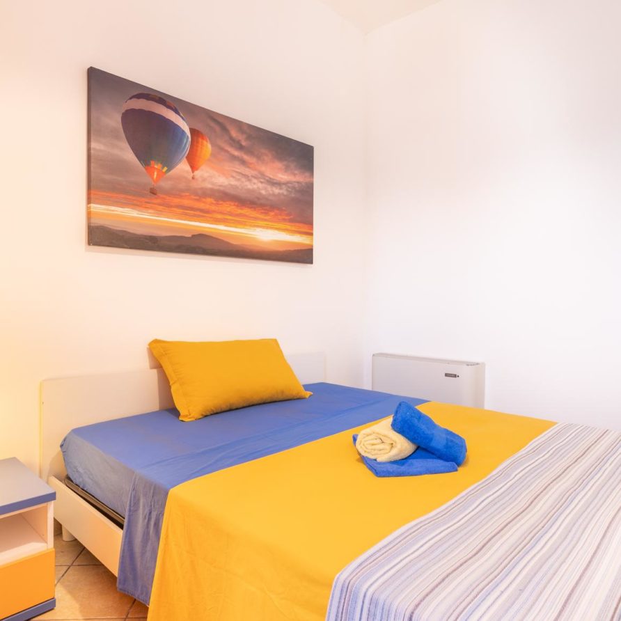 Doppelschlafzimmer Ferienhaus mit Pool