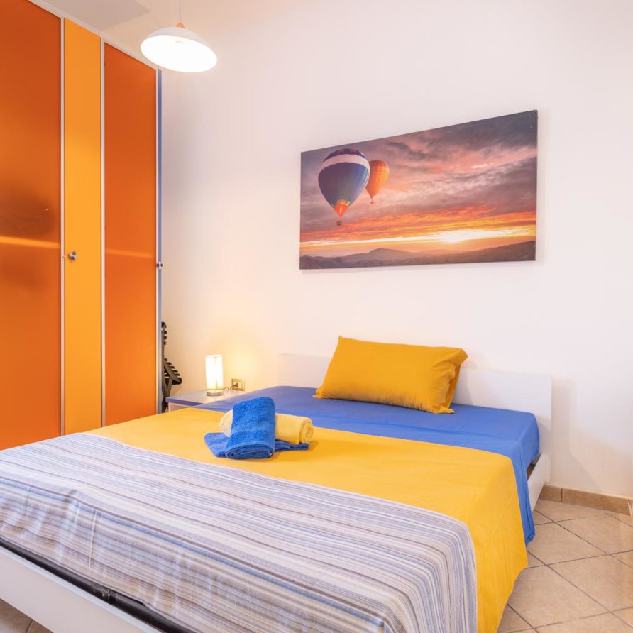 Doppelschlafzimmer Ferienhaus mit Pool